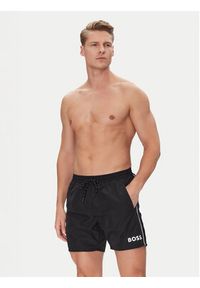BOSS Szorty kąpielowe Starfish 50514429 Czarny Regular Fit. Kolor: czarny. Materiał: syntetyk #3