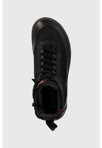 Camper sneakersy Peu Pista GM kolor czarny. Nosek buta: okrągły. Zapięcie: sznurówki. Kolor: czarny. Materiał: syntetyk, materiał, guma. Technologia: Gore-Tex. Sezon: zima #3