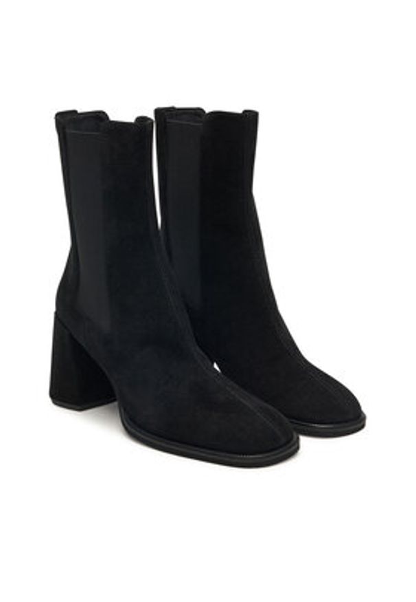 Furla Botki Diamante YK06FUD-Y61000-O6000-1-007-3600 S Czarny. Kolor: czarny. Materiał: skóra, zamsz