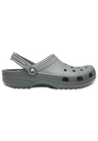 Crocs Clásico Zueco. Kolor: szary. Materiał: materiał, syntetyk. Styl: sportowy #1