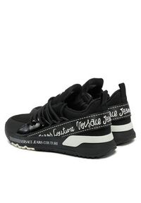 Versace Jeans Couture Sneakersy 78VA3SA8 Czarny. Kolor: czarny. Materiał: materiał #5