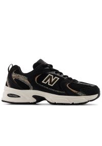 Buty damskie New Balance U530CRB - czarne. Kolor: czarny. Materiał: materiał, syntetyk. Szerokość cholewki: normalna. Sezon: lato. Sport: turystyka piesza