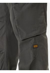 G-Star RAW - G-Star Raw Spodnie materiałowe R-3N D25224-D191 Szary Straight Fit. Kolor: szary. Materiał: bawełna #3