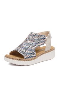 Rieker Sandały CEO-69284-90 Niebieski. Kolor: niebieski. Materiał: materiał #2