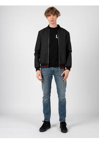 Antony Morato Kurtka Bomber | MMCO00781 FA150180 | Mężczyzna | Czarny. Okazja: na co dzień. Kolor: czarny. Materiał: skóra ekologiczna. Styl: casual #4
