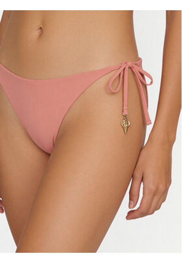 Guess Dół od bikini E6GO01 KF412 Koralowy. Kolor: pomarańczowy. Materiał: syntetyk