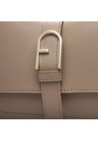 Furla Torebka Flow WB01032-BX2045-1257S-1007 Beżowy. Kolor: beżowy. Materiał: skórzane #4