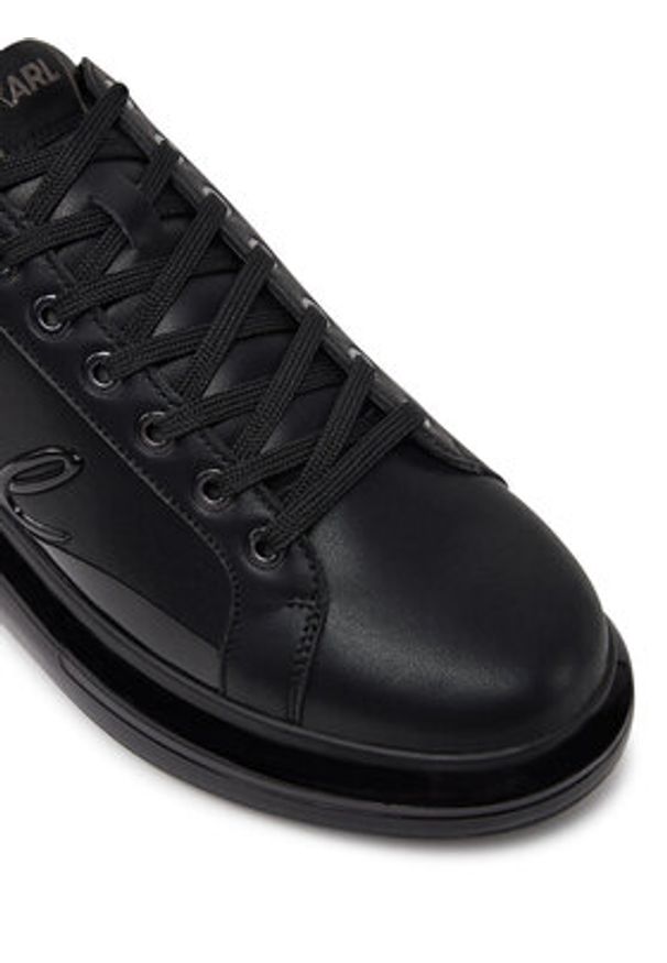 Karl Lagerfeld - KARL LAGERFELD Sneakersy Kapri Kushion KL52648F Czarny. Kolor: czarny. Materiał: skóra