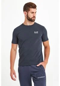 EA7 Emporio Armani - T-shirt EA7 EMPORIO ARMANI. Materiał: elastan, bawełna. Wzór: gładki, nadruk