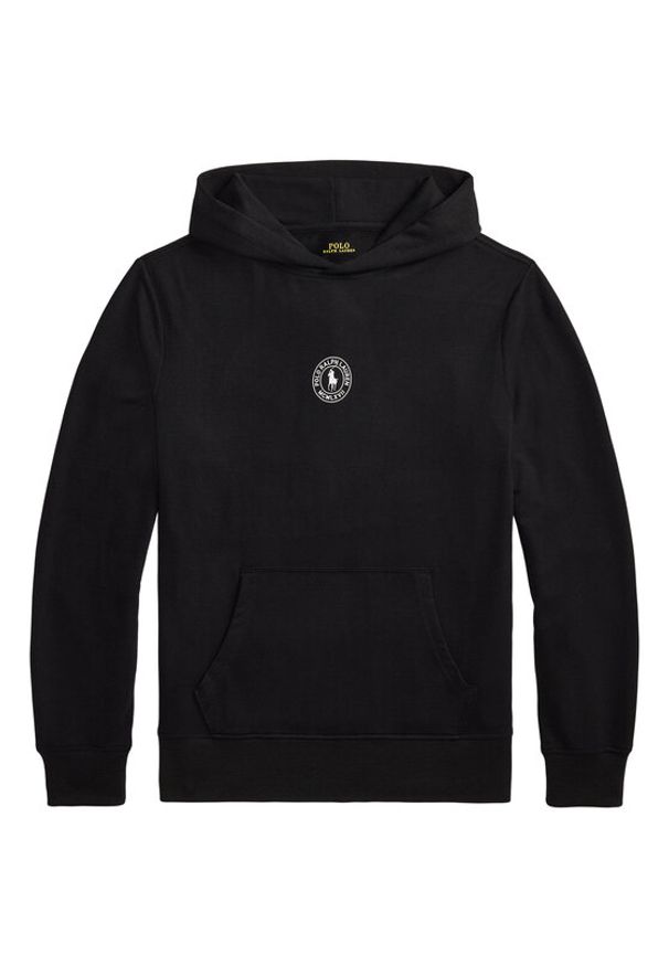 Polo Ralph Lauren Bluza 714P03152001 Czarny Regular Fit. Typ kołnierza: polo. Kolor: czarny. Materiał: wiskoza