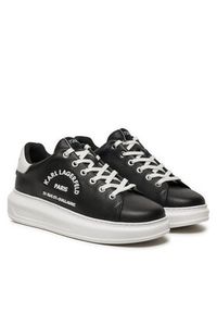 Karl Lagerfeld - KARL LAGERFELD Sneakersy KL62539K Czarny. Kolor: czarny. Materiał: skóra