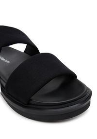 Calvin Klein Jeans Klapki Flat Molded Dbl Bar Sandal Cv YM0YM01222 Czarny. Kolor: czarny. Materiał: materiał