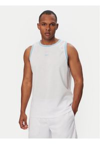 Reebok Tank top Michał RK25880CCM Biały Regular Fit. Kolor: biały. Materiał: syntetyk #1