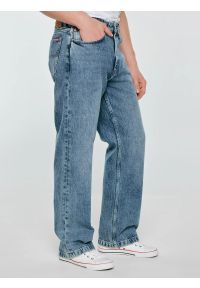 Big-Star - Jeansy męskie loose niebieskie Nate 385. Stan: podwyższony. Kolor: niebieski. Styl: vintage, klasyczny #3