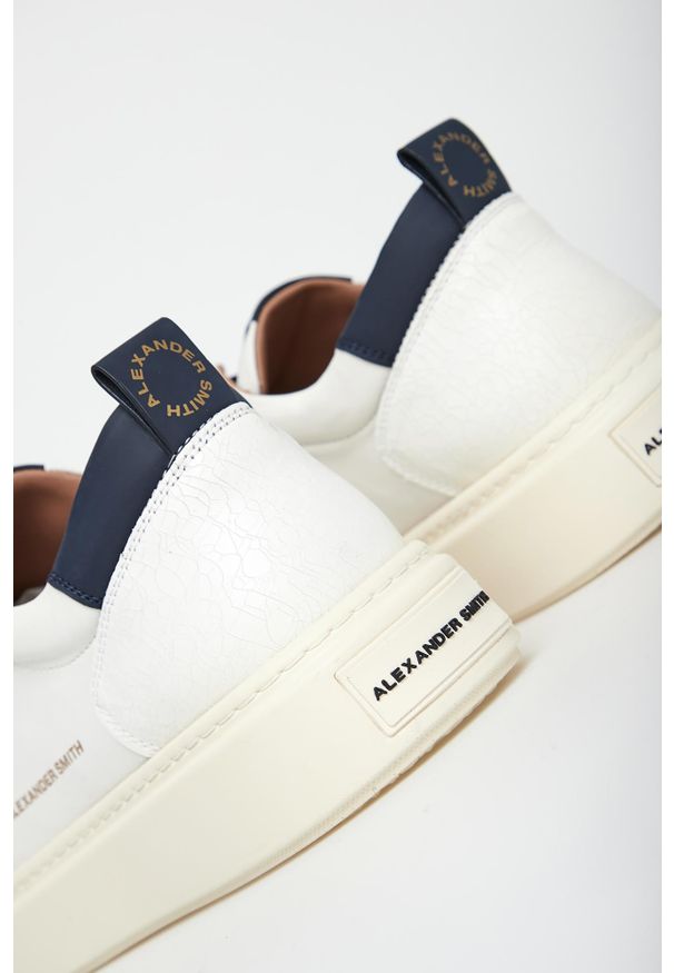 Alexander Smith - Sneakersy męskie skórzane Bond ALEXANDER SMITH. Materiał: skóra