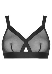 DKNY Biustonosz bezfiszbinowy DK4084 Czarny. Kolor: czarny. Materiał: syntetyk