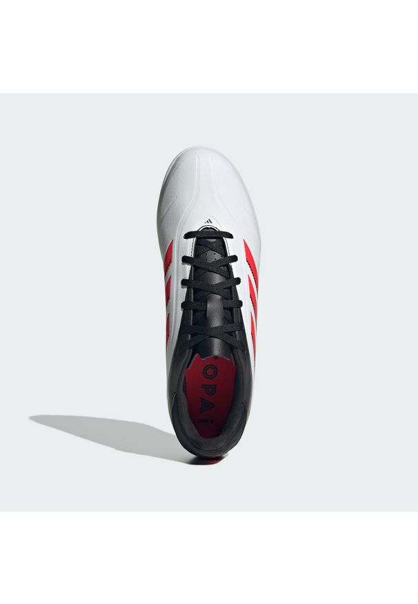 Adidas - Buty Copa Pure 3 Club TF. Kolor: biały, czerwony, wielokolorowy, czarny. Materiał: materiał