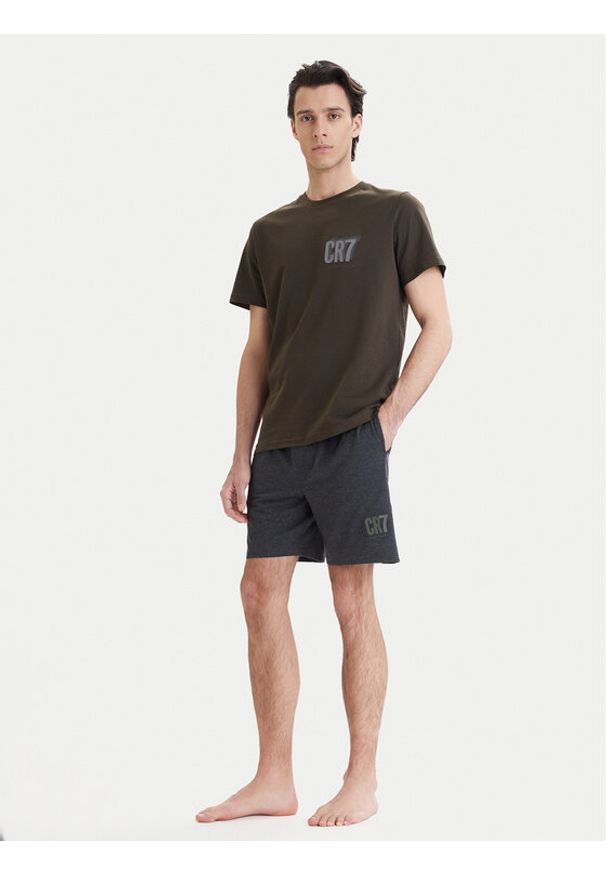 Cristiano Ronaldo CR7 Piżama 8730-41 Zielony Regular Fit. Kolor: zielony. Materiał: bawełna