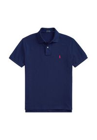 Polo Ralph Lauren Polo Core Replen 710782592 Granatowy Custom Slim Fit. Typ kołnierza: polo. Kolor: niebieski. Materiał: bawełna