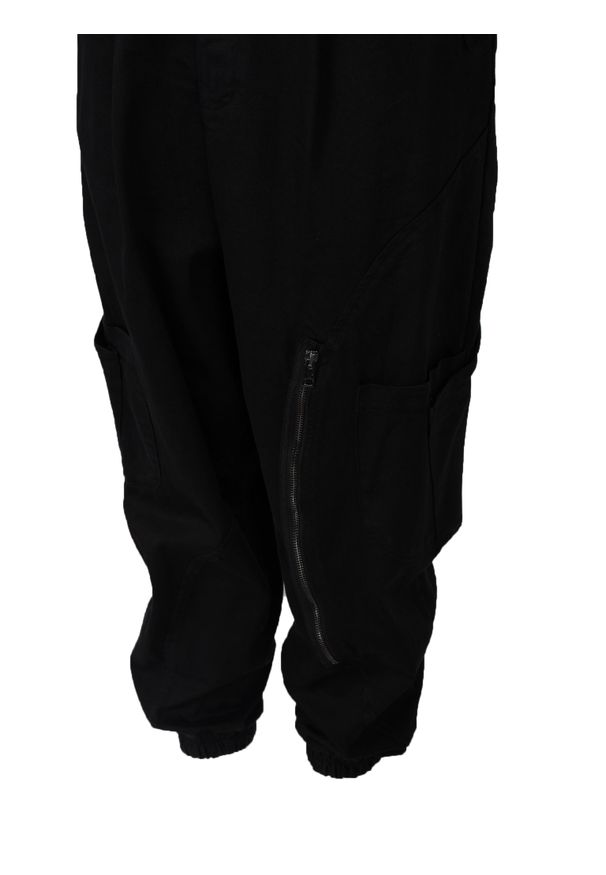 La Haine Inside Us Spodnie | 3B M1122 | Mężczyzna | Czarny. Okazja: na co dzień. Kolor: czarny. Materiał: bawełna, elastan. Długość: długie. Wzór: aplikacja. Styl: casual, elegancki, sportowy