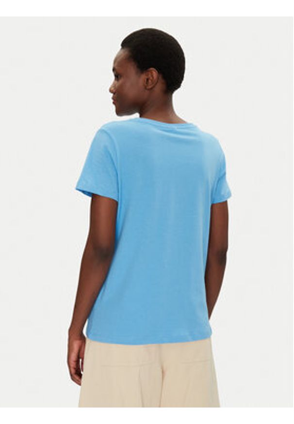 Fransa T-Shirt 20615288 Niebieski Regular Fit. Kolor: niebieski. Materiał: bawełna