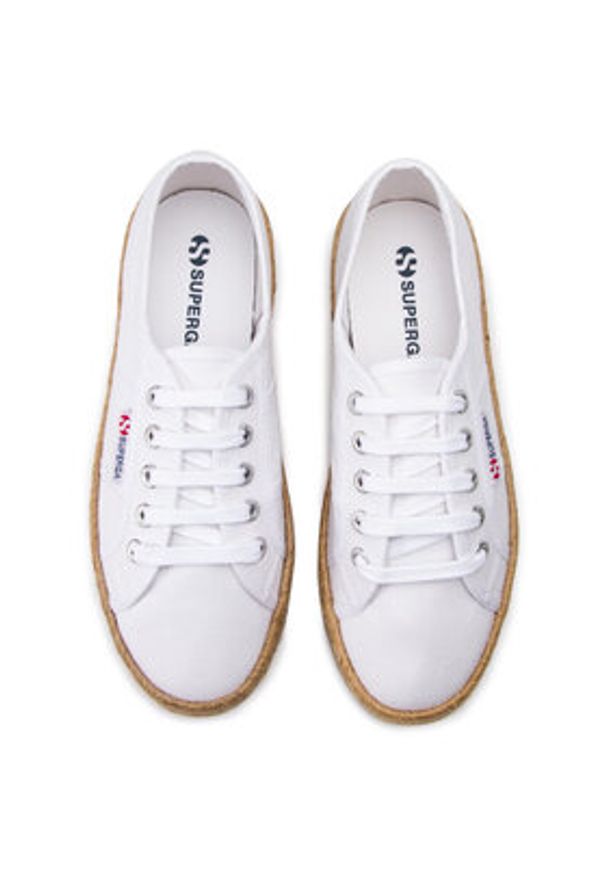 Superga Espadryle 2730 Cotropew S00CF20 Biały. Kolor: biały. Materiał: materiał