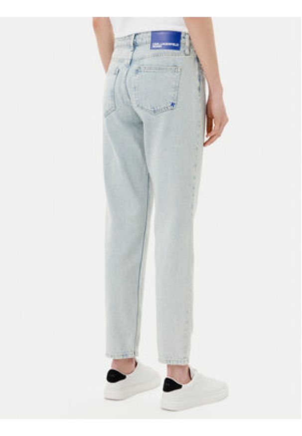Karl Lagerfeld Jeans Jeansy A2W10057 Niebieski Mom Fit. Kolor: niebieski