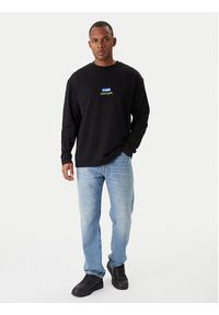 Hugo - HUGO Longsleeve Nichaboso JJK 50554835 Czarny Relaxed Fit. Kolor: czarny. Materiał: bawełna. Długość rękawa: długi rękaw #4