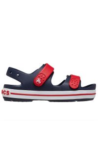 Sandały Crocs Crocband Cruiser Sandal 209423-4OT - granatowe. Kolor: niebieski. Materiał: materiał. Styl: sportowy
