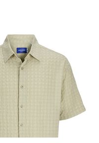 Jack & Jones - Jack&Jones Koszula Dobby 12277184 Zielony Relaxed Fit. Kolor: zielony. Materiał: bawełna