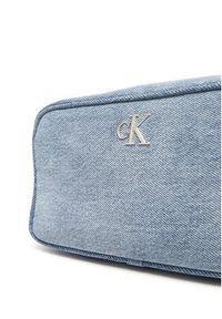 Calvin Klein Torebka Denim Ew Double Zip Camera Bag LV04F3226G Błękitny. Kolor: niebieski #3