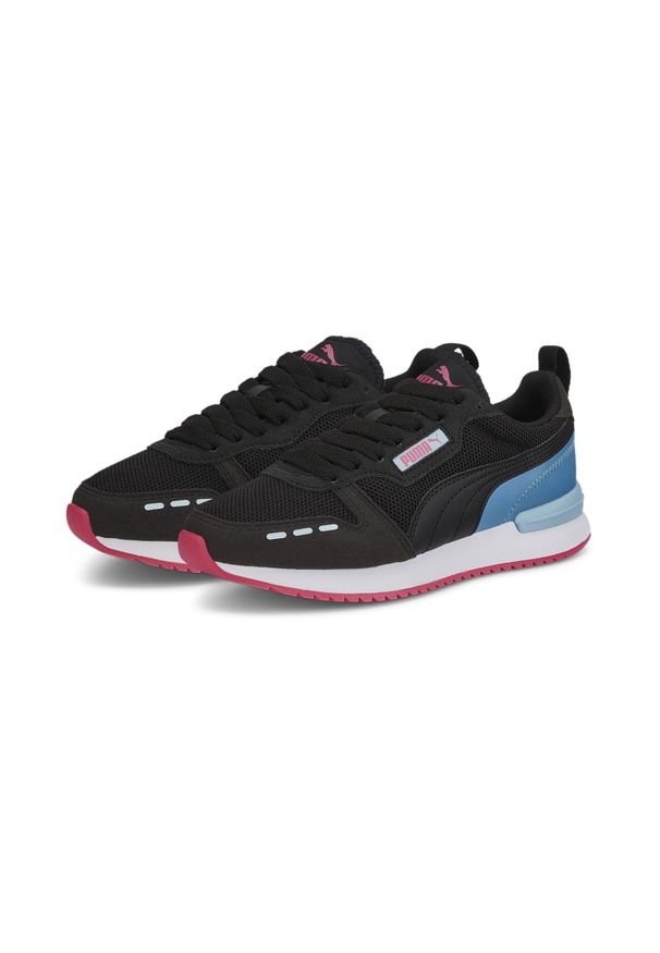 Buty dla dzieci Puma R78 Jr. Kolor: różowy, wielokolorowy, czarny. Materiał: syntetyk, materiał, tkanina. Sport: bieganie