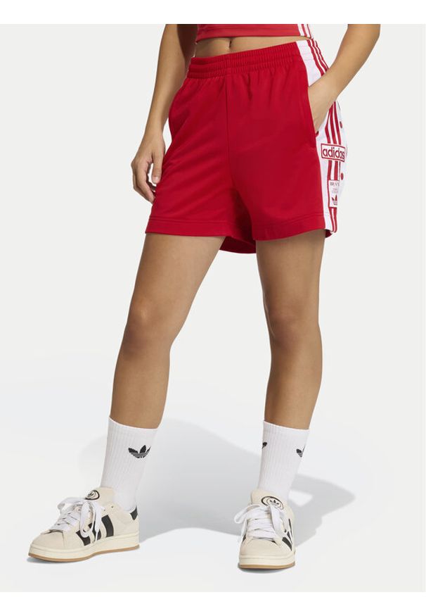 Adidas - adidas Szorty sportowe Adibreak KD6330 Czerwony Loose Fit. Kolor: czerwony. Materiał: syntetyk