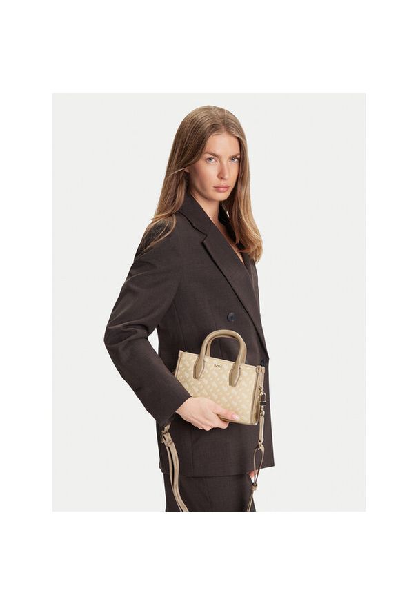 Torebka BOSS. Kolor: beżowy