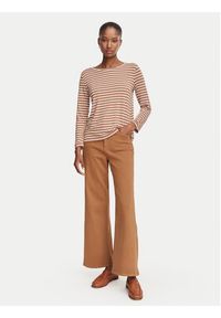 Marella Jeansy Fuxia 2625136061 Brązowy jasny Wide Leg. Kolor: brązowy #4