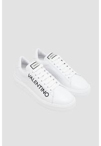 Valentino by Mario Valentino - VALENTINO Białe sneakersy REY LACE-UP, Rozmiar 44. Kolor: biały #3