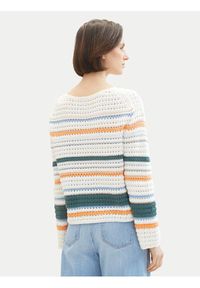 Tom Tailor Sweter 1040352 Kolorowy Loose Fit. Materiał: bawełna. Wzór: kolorowy #2