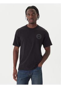 Versace Jeans Couture T-Shirt 79GAHT06 CJ00T Czarny Regular Fit. Kolor: czarny. Materiał: bawełna