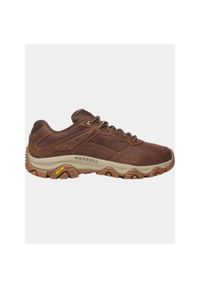 Buty turystyczne męskie Merrell Moab Adventure 3. Okazja: na co dzień. Kolor: brązowy. Materiał: skóra. Sport: turystyka piesza