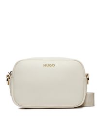 Hugo Torebka Bel Crossbody W.L. 50490172 Beżowy. Kolor: beżowy. Materiał: skórzane