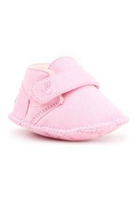 Bearpaw - Buciki niemowlęce BearPaw Jr Skylar2071I różowe. Kolor: różowy. Materiał: materiał, futro. Szerokość cholewki: normalna. Styl: młodzieżowy #2