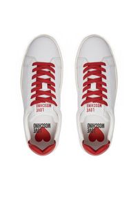 Love Moschino - LOVE MOSCHINO Sneakersy JA15174G1MIA310B Biały. Kolor: biały. Materiał: skóra #6