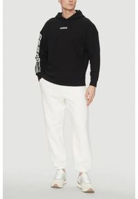 Guess - GUESS Czarna bluza męska Dalim Over, Rozmiar S. Okazja: na co dzień. Kolor: czarny. Materiał: bawełna, poliester. Długość rękawa: długi rękaw. Długość: długie. Styl: casual, klasyczny #6