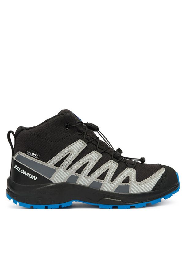 salomon - Salomon Trekkingi Xa Pro V8 Mid Waterproof L47729800 Czarny. Kolor: czarny. Materiał: materiał