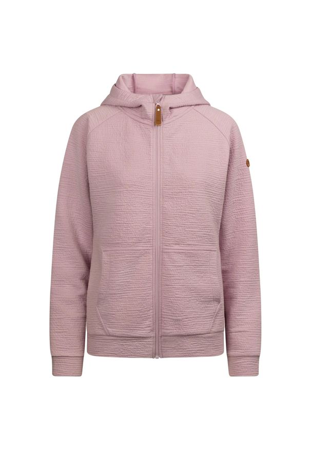 TRESPASS - Damska Bluza Z Kapturem Lillie Full Zip. Typ kołnierza: kaptur. Kolor: fioletowy, różowy, wielokolorowy. Styl: sportowy. Sport: turystyka piesza