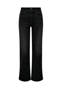 only - ONLY Jeansy 15299796 Czarny Wide Leg. Kolor: czarny #6