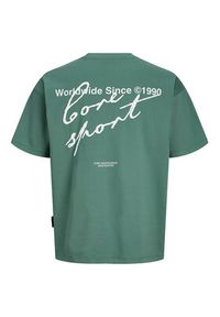 Jack & Jones T-Shirt Dust 12292982 Turkusowy Loose Leg. Kolor: turkusowy. Materiał: bawełna #4
