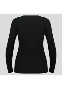 Bluza termoaktywna damska Odlo Performance Light Eco BL Top Crew Neck LS. Kolor: wielokolorowy, czarny, szary