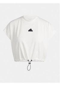 Adidas - adidas T-Shirt City Escape IS3022 Biały Loose Fit. Kolor: biały #4