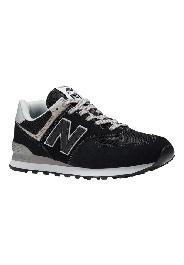 Buty do chodzenia męskie New Balance 574. Zapięcie: sznurówki. Kolor: wielokolorowy, czarny, szary. Materiał: guma, tkanina, zamsz, materiał, syntetyk. Szerokość cholewki: normalna. Model: New Balance 574. Sport: turystyka piesza